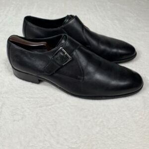 Cole Haan Williams Black Leather Monk Strap Dress Shoes C11825 Mens 11.5 M